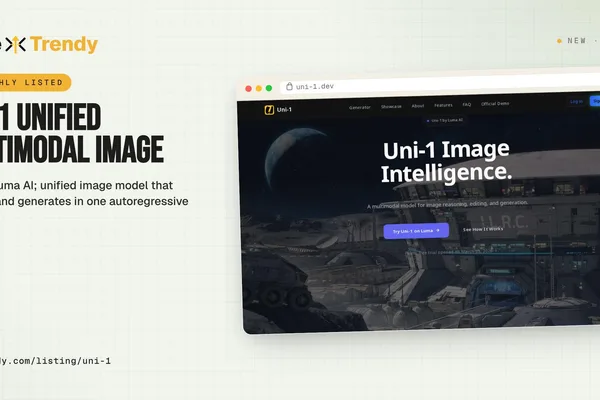 Luma AI unveils Uni-1, a unified multimodal image model