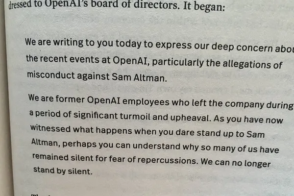 书评称 Sam Altman 的 OpenAI 传奇凸显了人工智能行业的缺陷