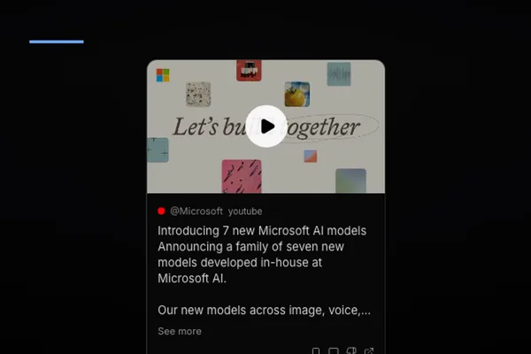 Microsoft unveils seven in-house AI models