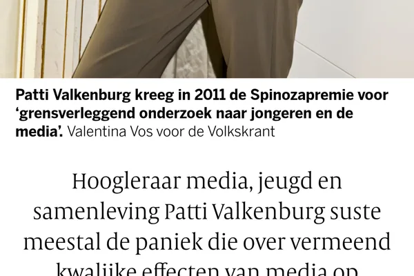User criticizes De Volkskrant article for poor opening sentence