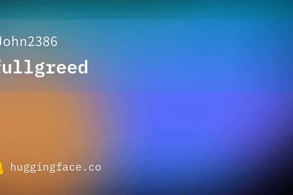 New open-weight image model "Greed" released with low-step generation