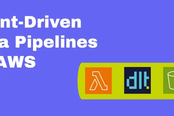 AWS event-driven data pipelines leverage Lambda, dlt, and Iceberg