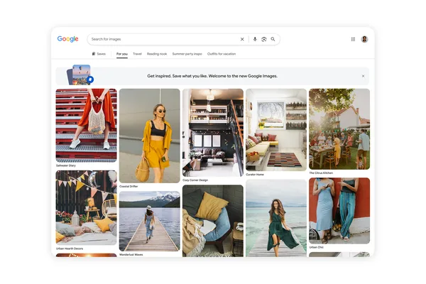Google Images homepage to feature AI-driven recommendations and AI-generated visuals