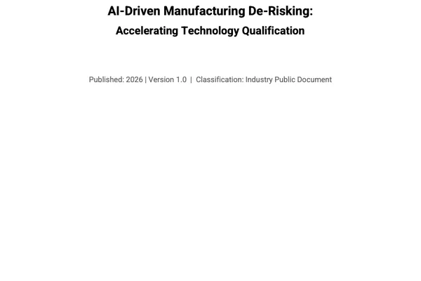 INEMI releases white paper on AI for technology certification