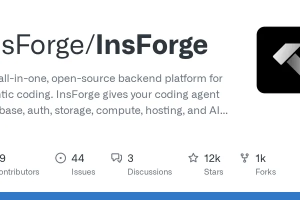 InsForge launches open-source backend for AI coding agents
