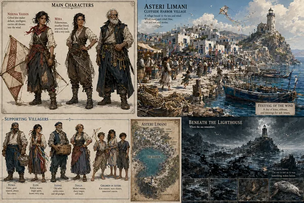 AI agents create daily graphic novels with consistent characters