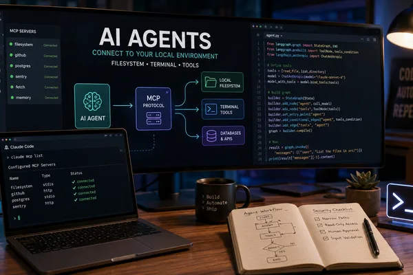Guide Explains Connecting AI Agents to Local Files and Terminals