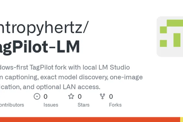 TagPilot-LM 支持在 Windows 上进行本地图像字幕生成