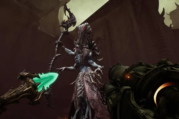 Doom: The Dark Ages' Chain Spear weapon divides players amid id Software layoffs