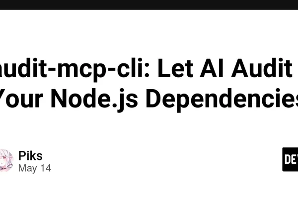 New CLI tool lets AI audit Node.js dependencies for vulnerabilities