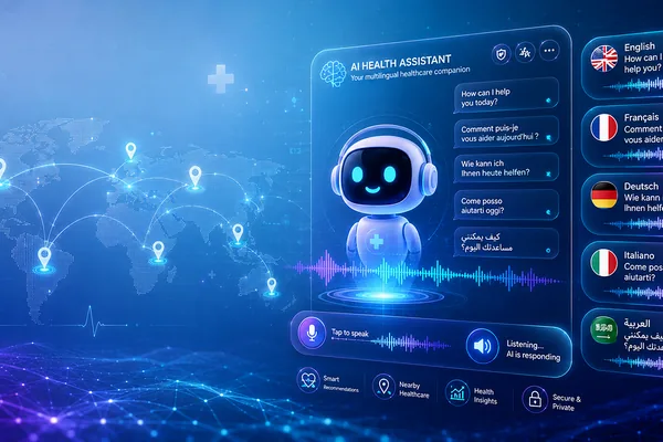 AI chatbot offers multilingual medical advice with voice and location