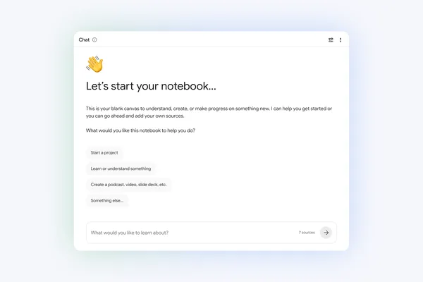 Google NotebookLM 升级至 Gemini 3.5，新增编码和导出格式