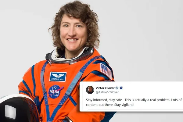 Astronaut Christina Koch denounces AI deepfake of her homecoming