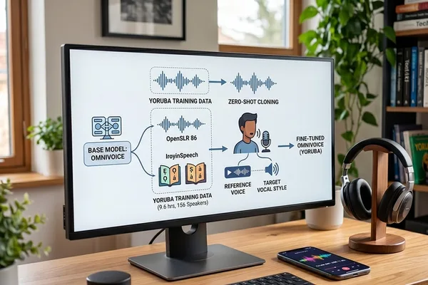 OmniVoice 微调以实现约鲁巴语零样本语音克隆