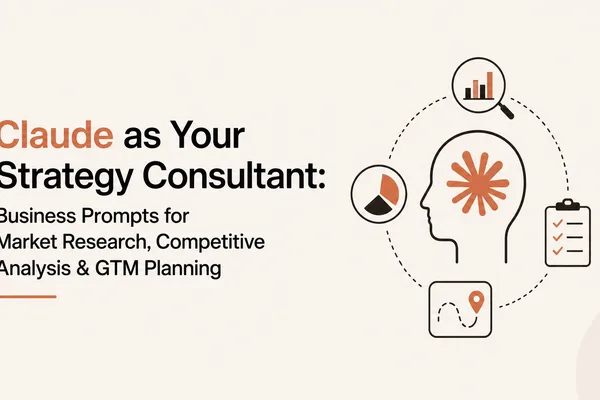 Claude AI serves as a strategic business consultant for market research