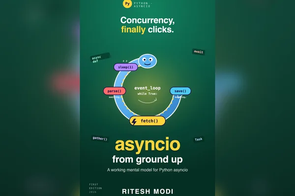 New book "asyncio from ground up" released by Ritesh Modi