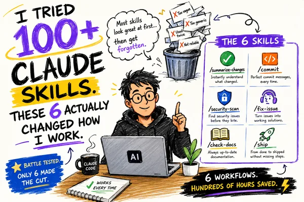 User finds 6 Claude Skills impactful for daily work