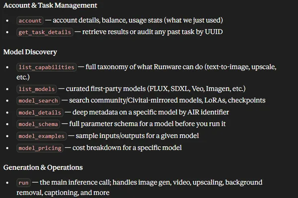 Runware 发布 MCP 服务器和 CLI 以访问 AI 模型
