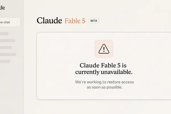 Anthropic's Claude Fable 5 pulled offline amid foreign access and jailbreak concerns