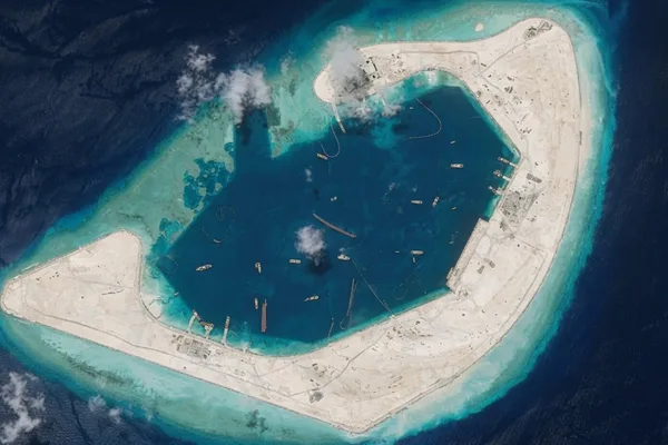 China's Antelope Reef island construction enters heavy infrastructure phase