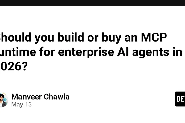 AI agents: Enterprises weigh building vs. buying runtime infrastructure