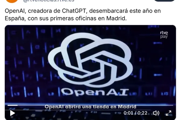 OpenAI to open first Spanish office in Madrid this year