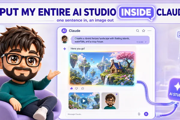 User integrates AI studio into Anthropic's Claude model