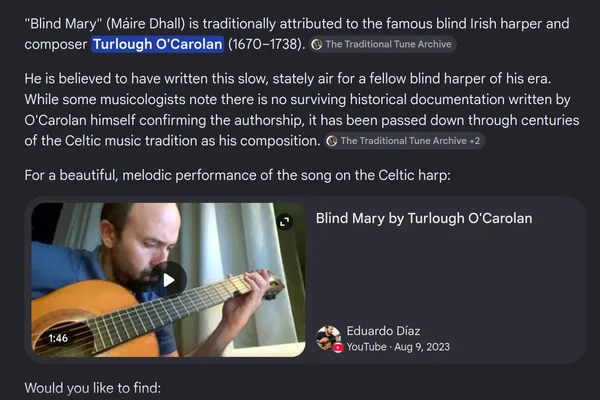 AI's Impact on the 8th Century Celtic Harp Noted