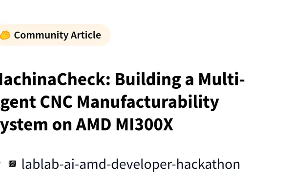 MachinaCheck automates CNC manufacturability analysis using on-premise AI
