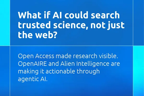 OpenAIRE and Alien Intelligence connect AI agents to research graph
