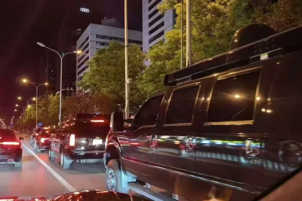 Trump's 'The Beast' motorcade SUVs arrive in Beijing ahead of diplomatic visit