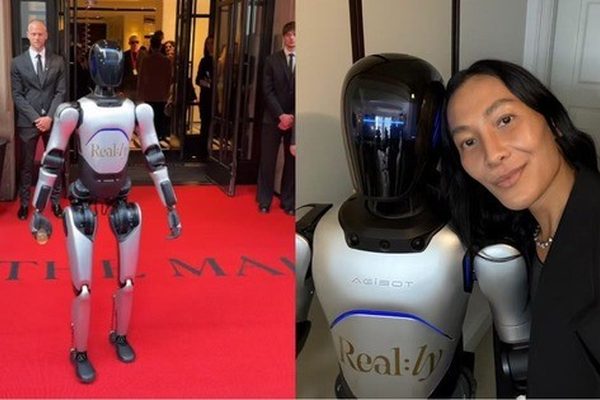 AGIBOT humanoid robot A2 makes a splash at the Met Gala fashion event