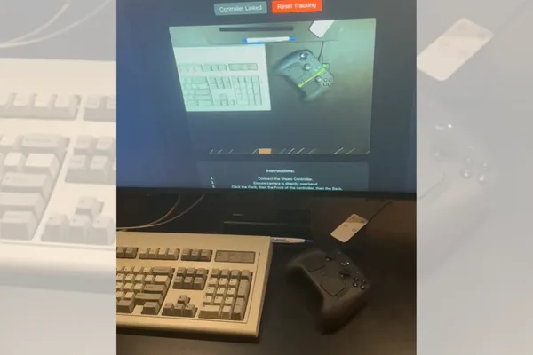 Steam Controller can now autonomously charge itself using computer vision