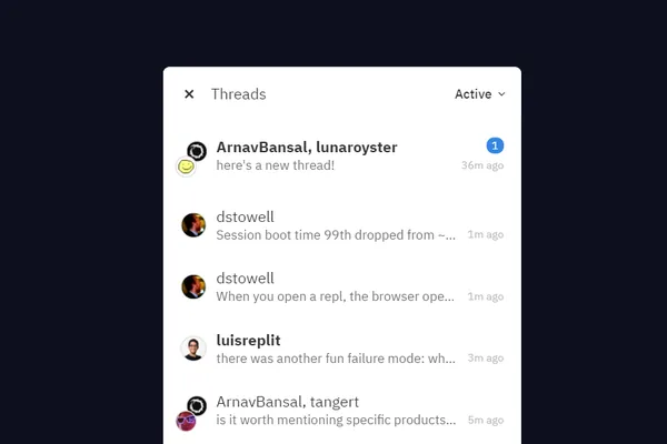 Replit 通过内嵌讨论 Threads 增强代码协作
