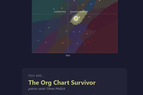 AI Compass Test Identifies User as 'Org Chart Survivor'