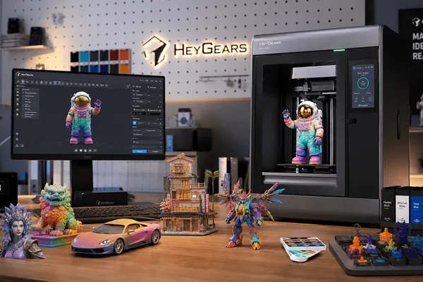 HeyGears 推出新款消费级3D打印机，挑战 Bambu Lab
