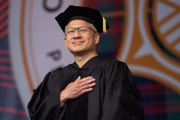 Jensen Huang urges graduates to embrace AI revolution for new opportunities
