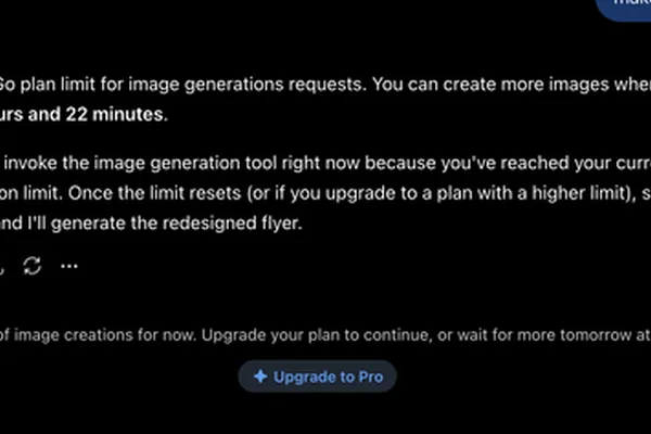 ChatGPT users report unexpected image generation limits