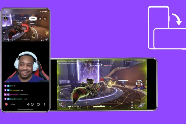 Twitch 支持同时进行横向和纵向直播