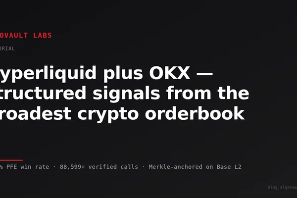 AlgoVault adds OKX to 5-venue crypto trading signal service