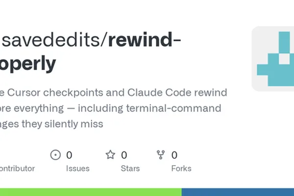 User creates hook kit for Cursor and Claude Code to improve code reversion