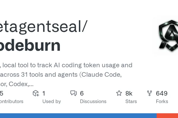CodeBurn tool tracks AI coding assistant token usage locally