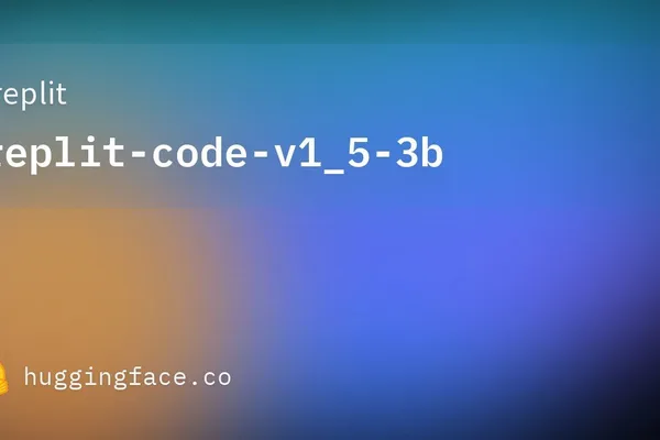 Replit releases open-source code model V1.5 3B on Hugging Face