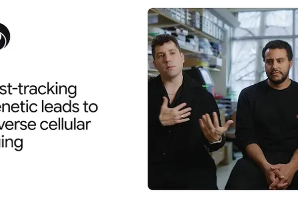 Google DeepMind AI accelerates cellular aging research