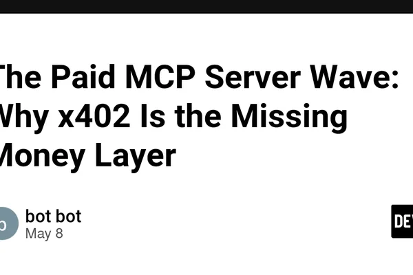 x402 protocol enables paid MCP servers with crypto micro-payments on Base