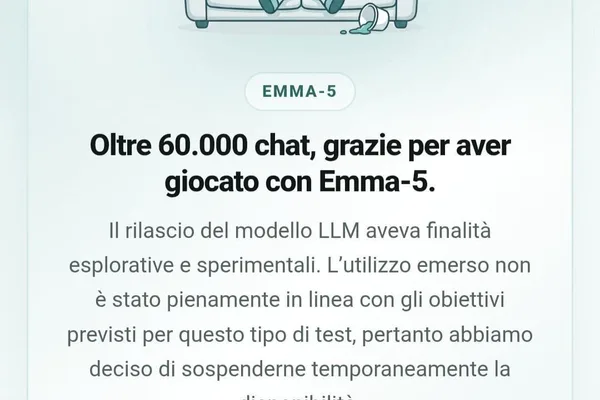 Italian AI model 'Emma-5' withdrawn due to poor performance