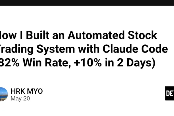 User builds automated stock trader in 2 days with Claude Code