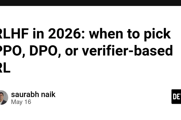 LLM 对齐：2026 年选择 PPO、DPO 或基于验证器的 RL？