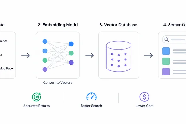 Embedding dimension choice balances semantic search accuracy and resource costs