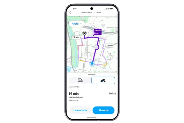 Waze integrates AI for motorcycle navigation and reduced voice prompts